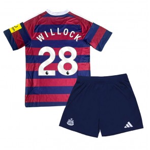 Billiga Newcastle United Joe Willock #28 Bortatröja Barn 2024-25 Kortärmad (+ Korta byxor)